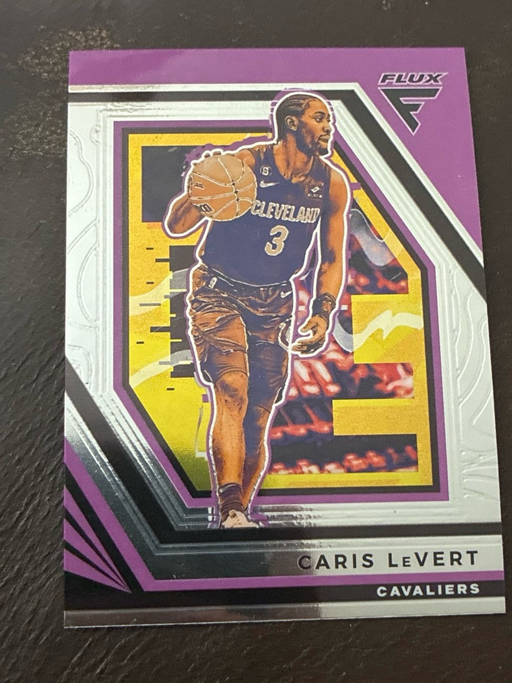 Panini Yellow and Black Caris LeVert Cavaliers Basketball Card